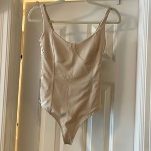 NWT Abercrombie Women's Seamless Fabric Corset Bodysuit